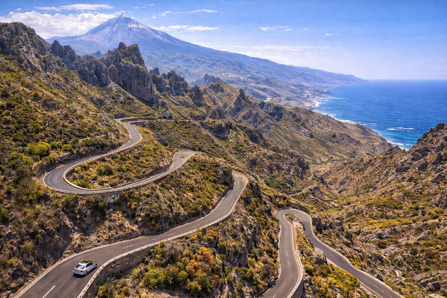 Bergstraße Teneriffa